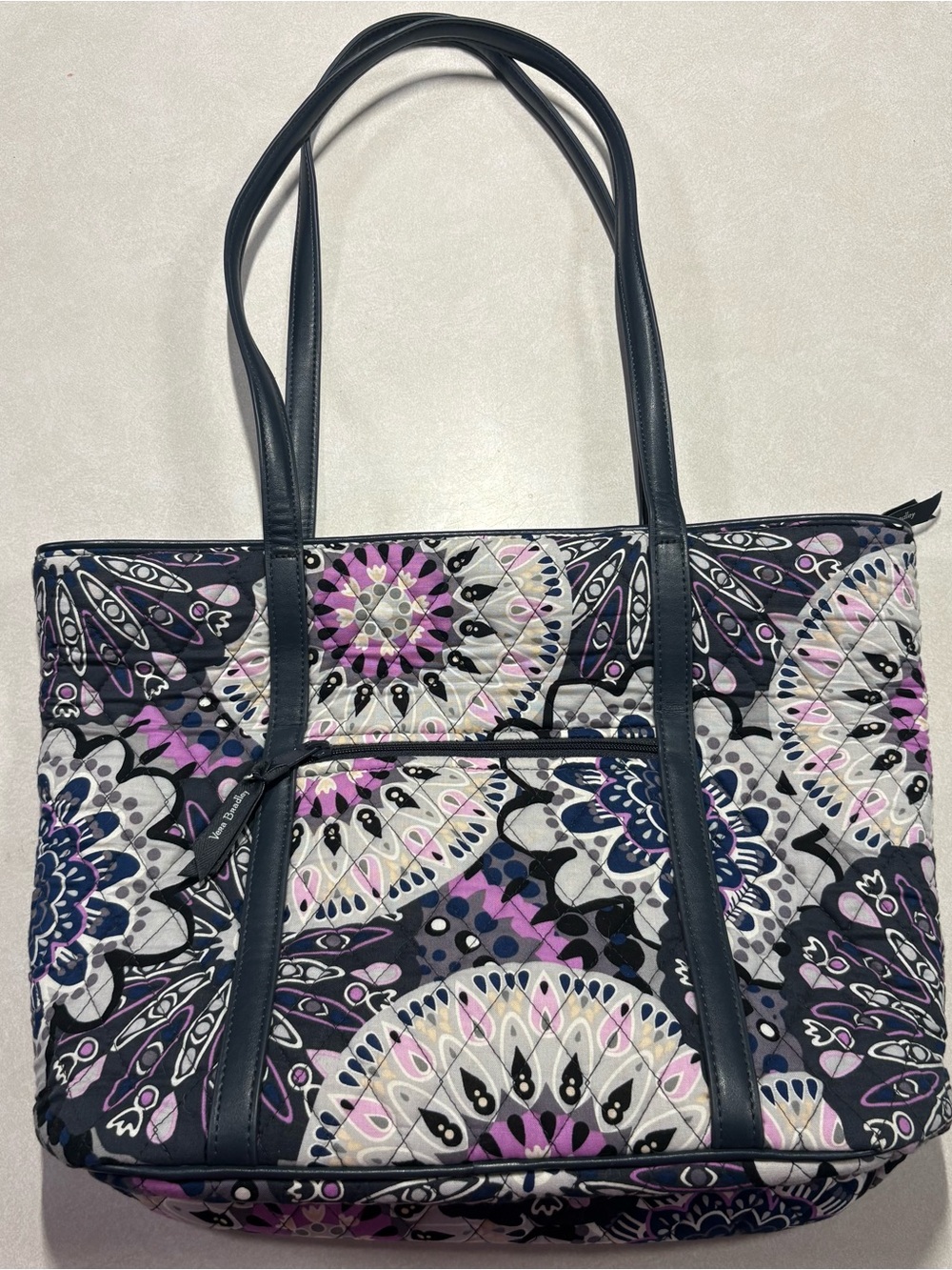 Vera Bradley quilted tote bag in the Mimosa Medallion